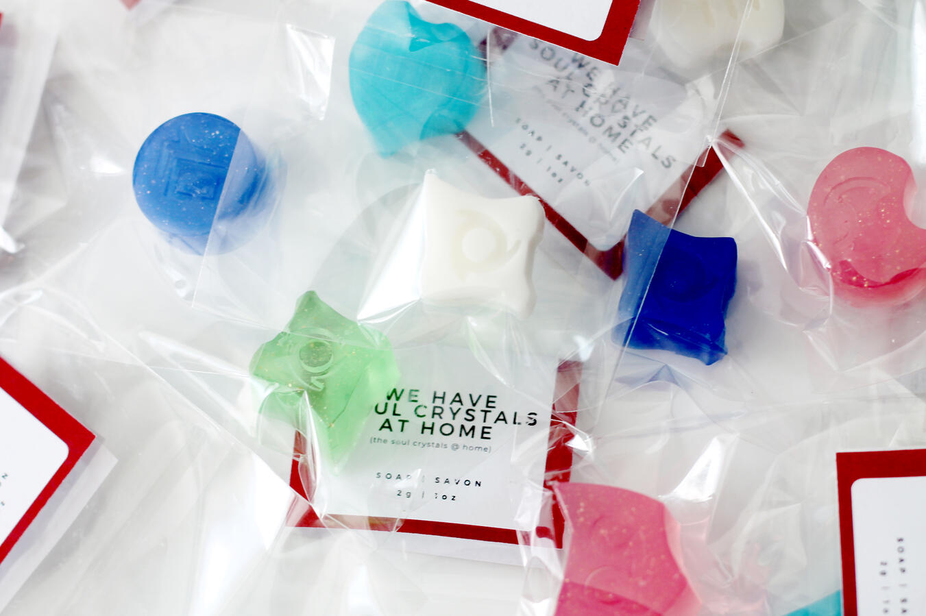 Sample Soul Stone Soap Crystals for FanFest@Home Goodie Bags. 2026.