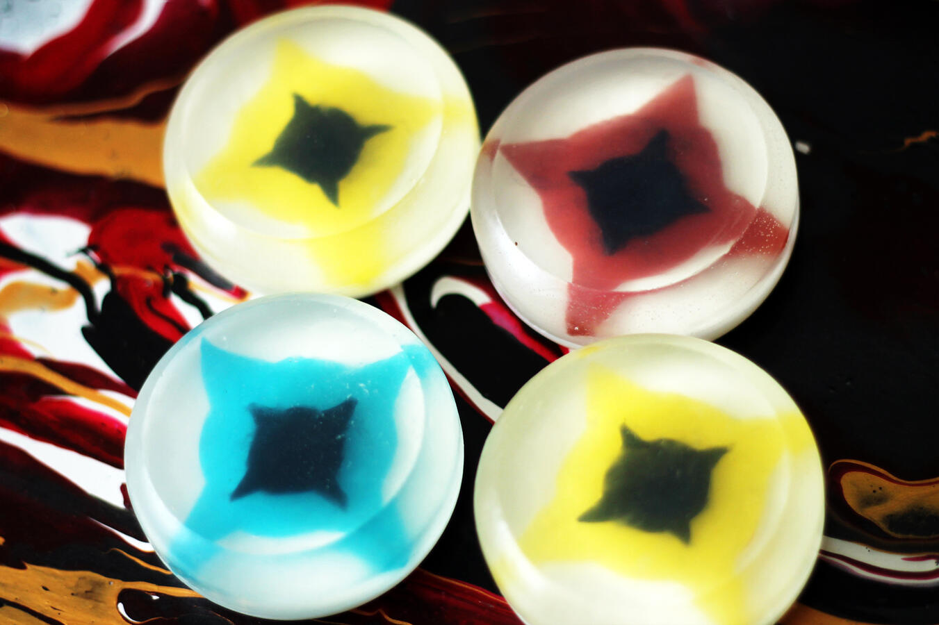 3d hand-carved soap bars inspired by characters from AITSF and AI:NI. Released 2023.