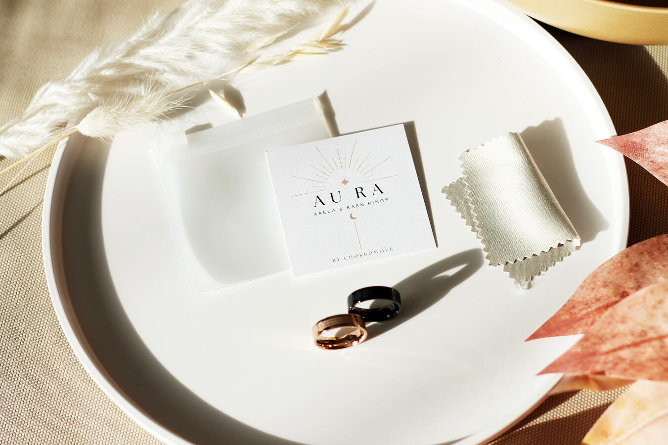 Au Ra Rings Packaging