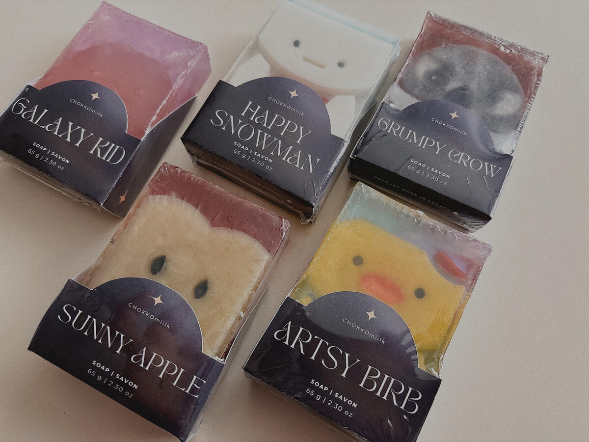 Love & Deepspace Soap Bars Final Packaging. Release Nov 2025.