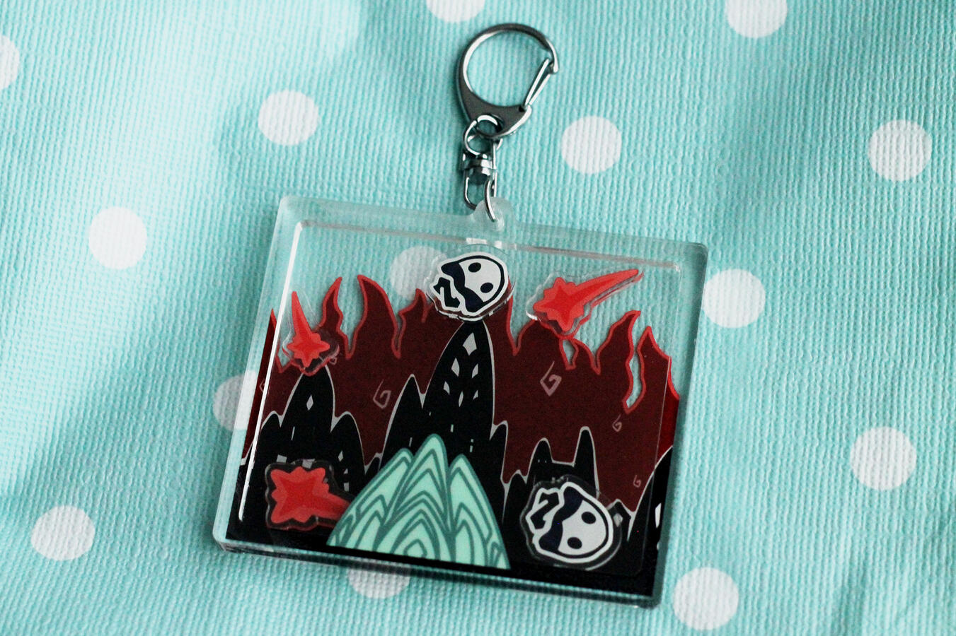 "Fate of Amaurot" Shaker Keychain (FFXIV)
