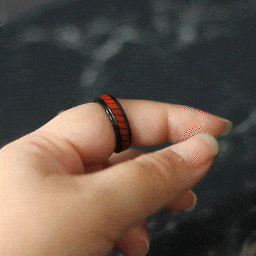 Tankbuster Spinning Enamel Rings