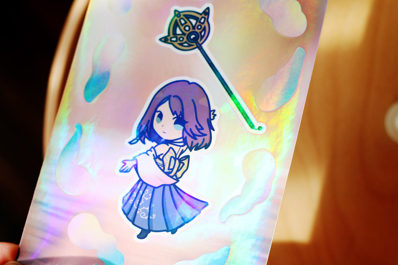 FFX Yuna "The Sending" Sticker Sheet